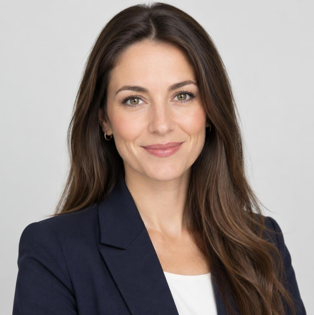 Studio portrait of a professional woman smiling
